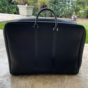 Authentic vintage Louis Vuitton LEATHER travel bag